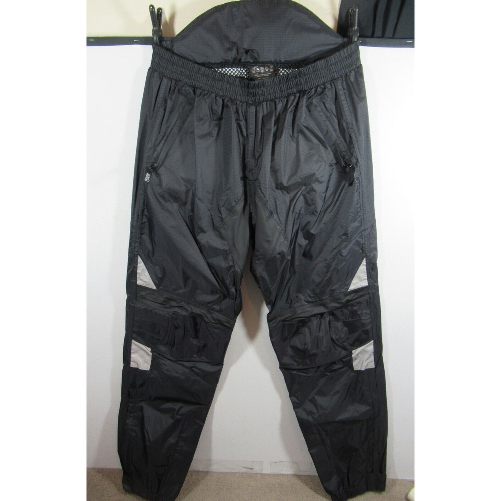 Tour Master Sentinel Motorcycle Rain Pants Women XL Black Nylon